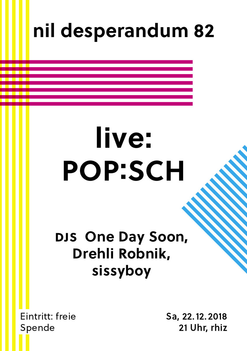 nil desperandum presents pop:sch